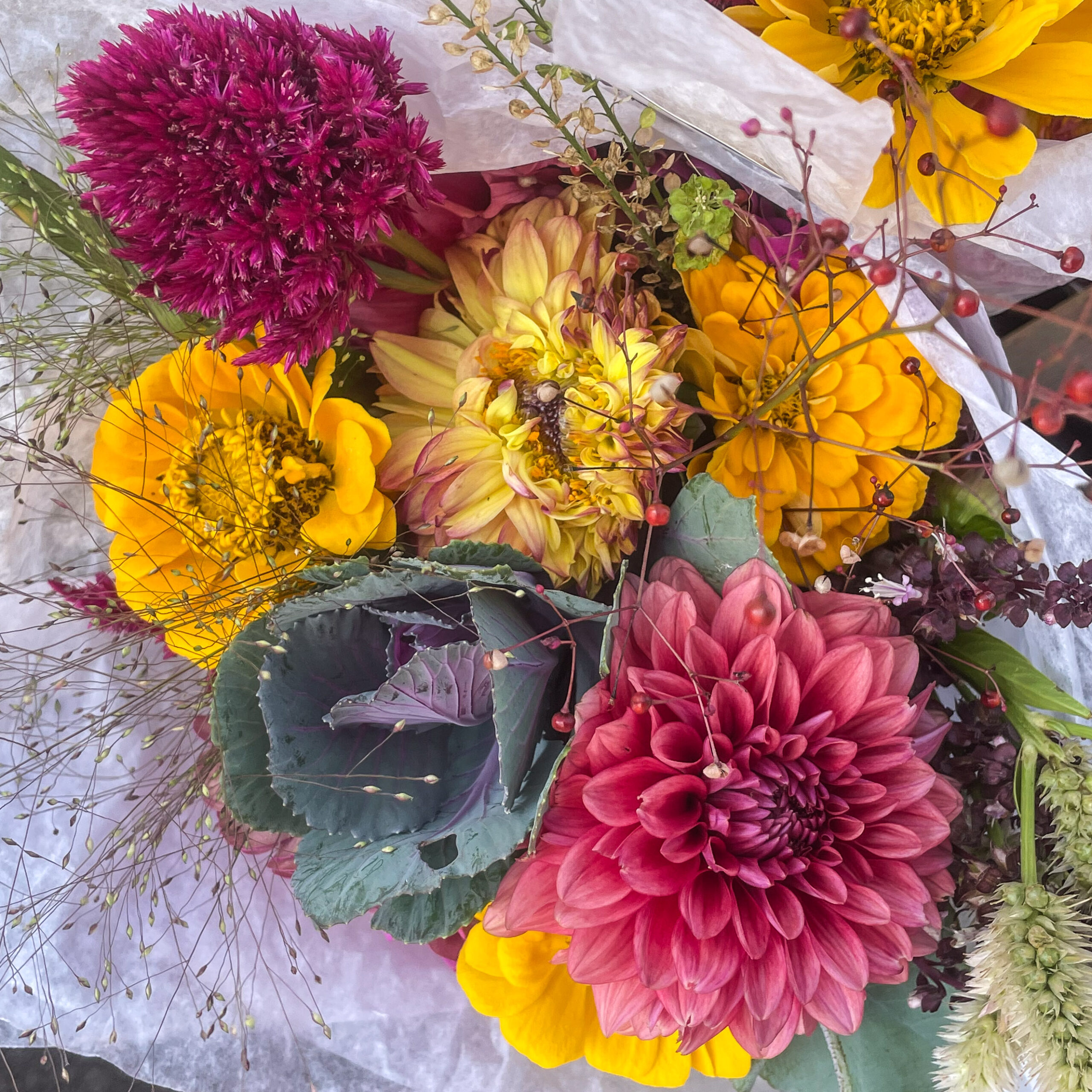 A beautiful bouquet of flowers