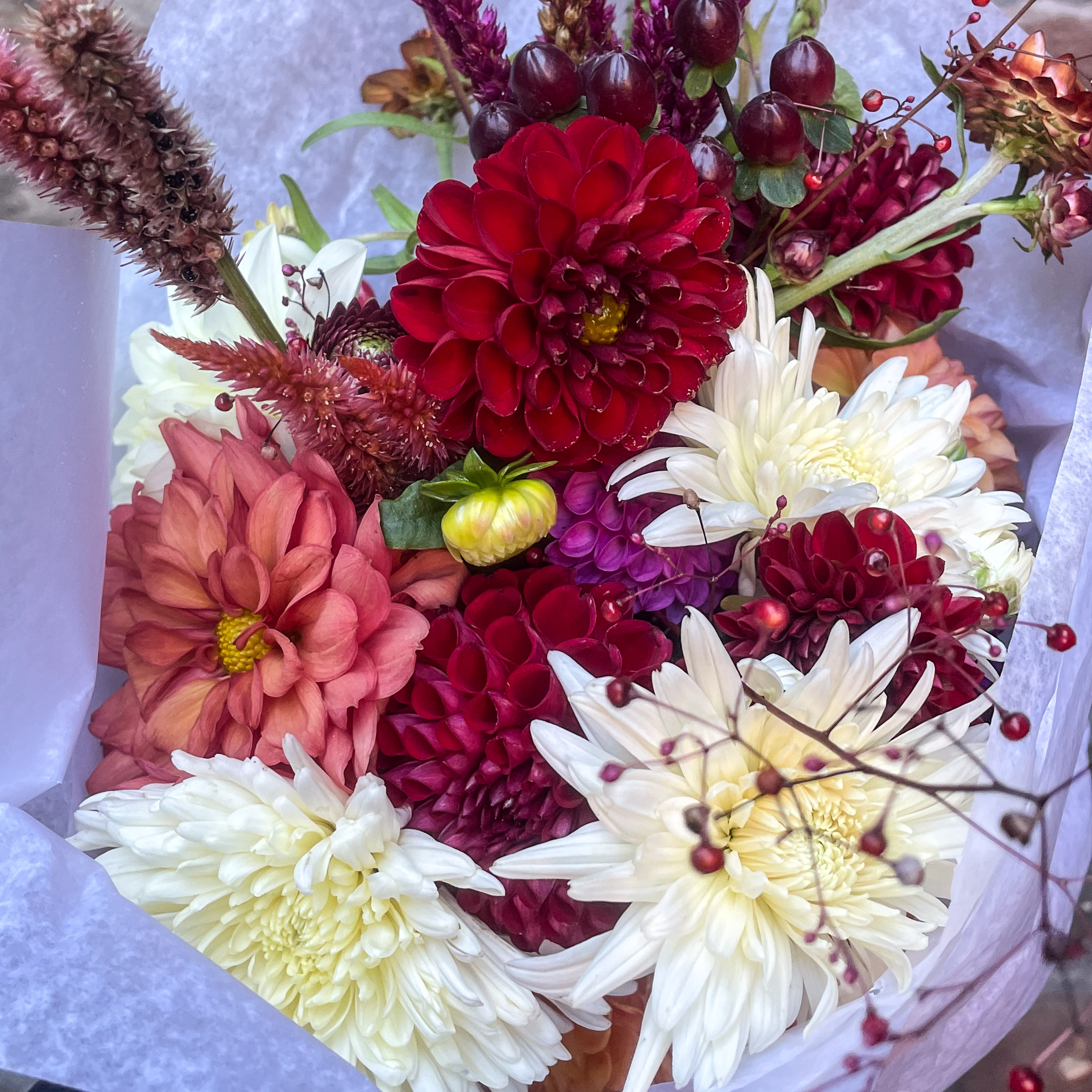 A beautiful bouquet of flowers